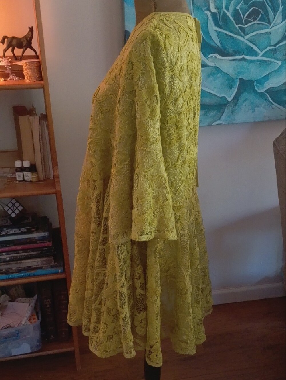 Free People Le Fluer Lace Swing Tunic Dress - Picture 7 of 14